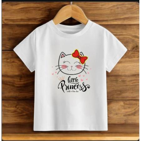 Kiz Çocuk Baskili T-shirt